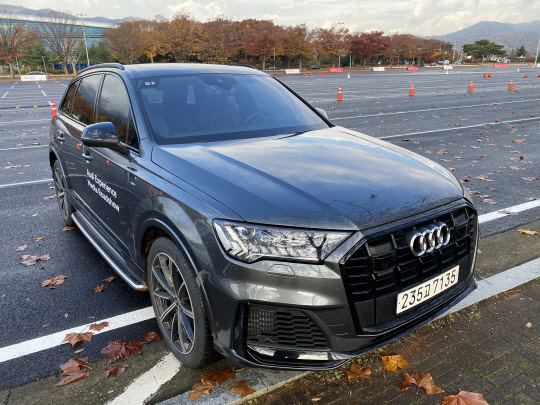 아우디 Q7 55 TFSI 콰트로 프리미엄. <이상현 기자>